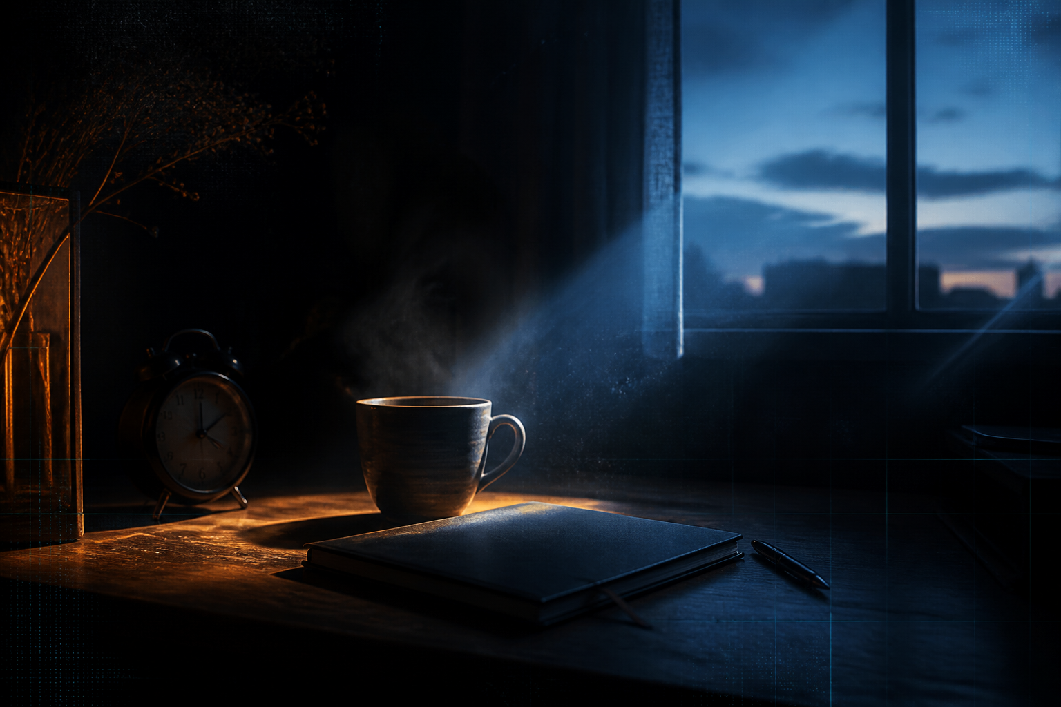 The quiet hour I keep for myself visual